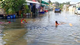 อัพเดทน้ำท่วมในเมืองศรีสะเกษจุดท่วมหนักสุด สถานการณ์น้ำท่วมเมืองศรีสะเกษล่าสุด น้ำท่วมเมืองศรีสะเกษ