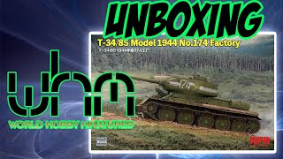 Unboxing Rye Field Model RM5040 T-34/85 Model 1944 No.174 Factory