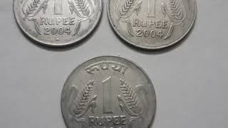 Most Valuable 1 Rupee Steel Coin||1 रुपये का 2004 का दुर्लभ सिक्का||1 Rupee Calcutta Mint Rare Coin