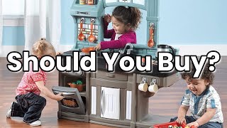 Step2 Best Chefs Kitchen Playset | Kids Play Kitchen with 25-Pc Toy Accessories Set, 85319