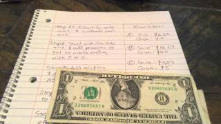Easy (Old Fashioned) Method for Counting Change Due