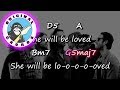 Maroon 5 - She Will Be Loved - Chords & Lyrics