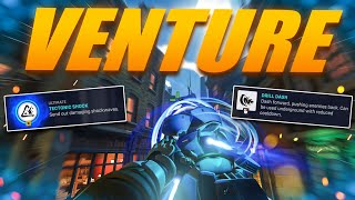 NEW HERO Venture Gameplay and All Abilities - Overwatch 2