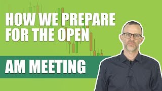 AM Meeting: How To Prepare To Trade The Open