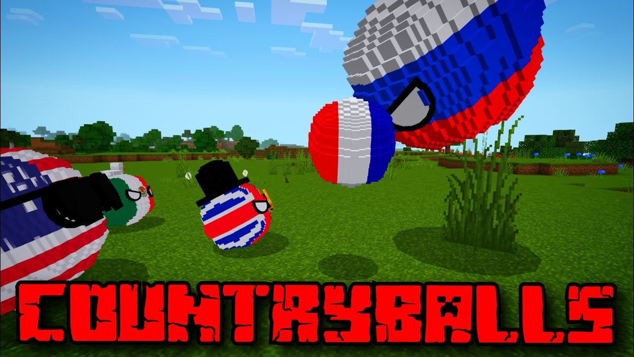 Countryballs Minecraft Pe Mod Youtube