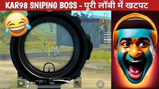 KAR98 PRO LEVEL SNIPING-ENEMY RUNING Comedy|pubg lite video online gameplay MOMENTS BY CARTOON FREAK