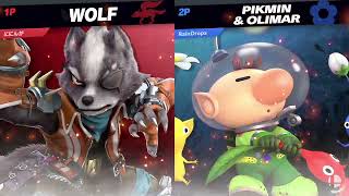 Nininga (Wolf) Vs. uame (Olimar) | 渋谷BeeSmash BIG 3 | W T16 | SSBU