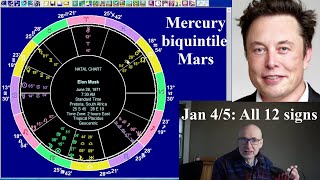 Astrology for the Wkd Jan 4 2025: ALL 12 SIGNS, Merc BQ Mars