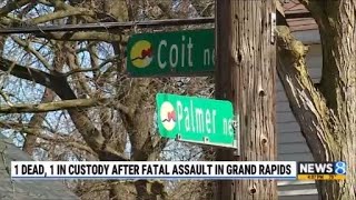 1 dead, 1 in custody after fatal assault in Grand Rapids