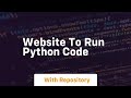 website to run python code