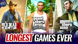 10 Games Which Will Take Your 100s Of Hours For 100% Completion [HINDI]