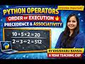 Operator Precedence and Associativity in Python Explained Easily #python