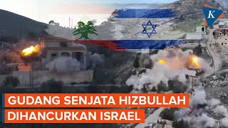 Israel Hancurkan Gudang Senjata Hizbullah di Lebanon Selatan