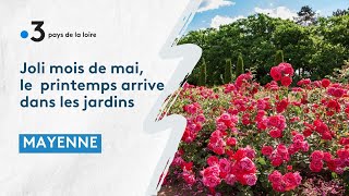 Mayenne : les parcs et jardins profitent du beau temps