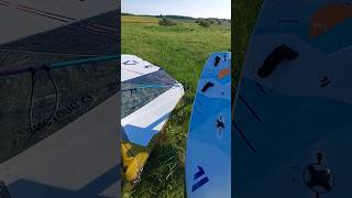 Here we go Windsurf foil on the lake :-) #windsurfing #windsurf #foil #denmark #coldhawaii