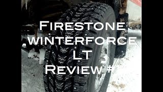 Best Winter Tire? Firestone Winterforce LT Review #1