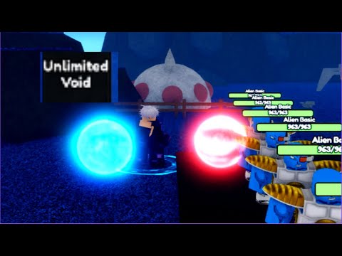 GOJO Evo showcase (level 1) Unlimited Void Ability Anime Last Stand
