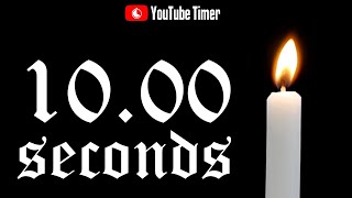 10 SECONDS Timer Countdown 🔥 Candle 🕯