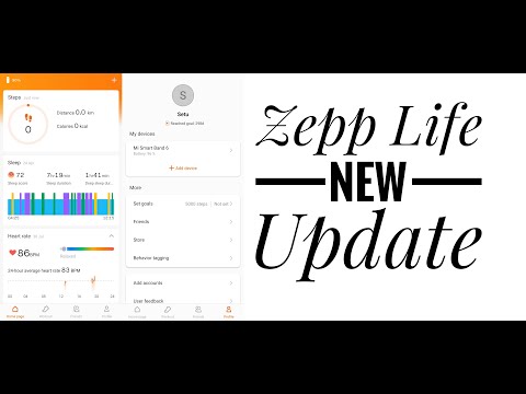 La aplicación Zepp Life (Mi Fit) recibe una nueva actualización a través de Pay Store