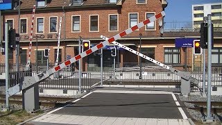 Spoorwegovergang Nordhorn (D) // Railroad crossing // Bahnübergang