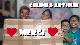 UN ENORME DON D'AMOUR DE CELINE ET ARTHUR MERCI 🥰