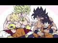 The Broly's Argue over Kakarot! DBZ Comic Dub!