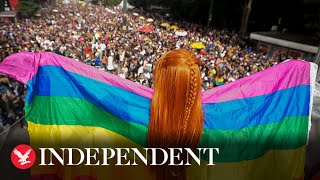 Live: LGBTQ pride march attended by thousands of participants across Germany