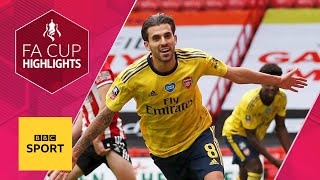 Ceballos' injury-time winner seals Arsenal victory over Sheffield United | FA Cup highlights