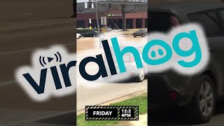 Fake Homeless Person Drives Luxury Car || ViralHog