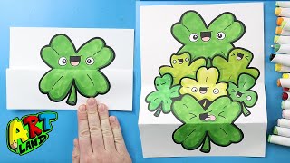 How to Draw a Shamrock Surprise Fold