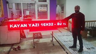 Led Tabela Fiyatları 80 TL En Ucuz Kayan Yazı Fiyatı Montaj Dahil