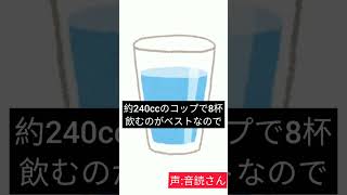 暑い夏に水を飲みすぎてはいけない#shorts#夏#雑学 #夏休み