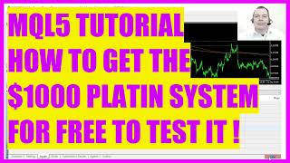 MQL5 TUTORIAL ENGLISH - HOW TO GET THE 1000 DOLLARS PLATIN SYSTEM FOR FREE