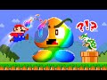 Super Mario Bros. But Everything Mario vs LuiGi Touches Turns Invisible | God Mario