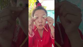 Kẹo con mắt và đùi gà siêu cay #shorts #shortvideo #tiktokvideo