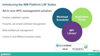 Announcing IBM Platform LSF Suites for Workgroups and HPC