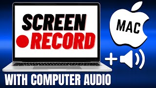 How To Screen Record With INTERNAL COMPUTER AUDIO On A Mac (FREE)