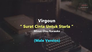 Virgoun - Surat Cinta Untuk Starla | Karaoke - Piano Violin (Original Key)
