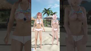 DOAXVV ほのかとルナ SSRえちえち水着 シークレットハート お触りタッチ撮影