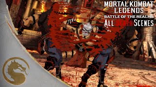 Mortal Kombat Legends: Battle of the Realms (2021) - Death Scenes Only #mortalkombatlegends