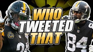 WHO TWEETED THAT? LEVEON BELL VS ANTONIO BROWN | NFL COMBINE, FA NEWS | BACKSEAT SPORTS NFL PODCAST