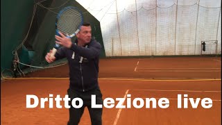 TENNIS-DRITTO LEZIONE LIVE