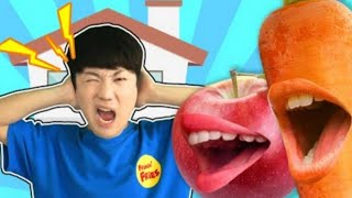 으악! 야채가 말을 해요!! 말하는 과일야채 잔소리 청소놀이 Pretend Play with Talking Vegetables-마슈토이 Mashu ToysReview