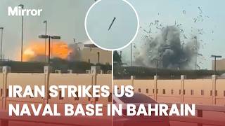 Iran STRIKES US naval base in Bahrain as missiles intercepted over Dubai and UAE