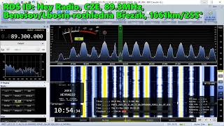 11.05.2023 07:54UTC, [Es], Hey Radio, CZE, 89.3MHz, 1661km