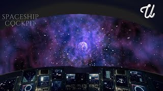 🚀 FALL ASLEEP QUICKLY Inside A Spaceship Cockpit | ASMR Space Travel Sounds