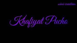 Khairiyat Song Whatsapp Status|Khairiyat Song|wini creation|