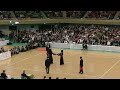 2015.11.03　第63回全日本剣道選手権大会　準決勝１　西村（熊本）－梅ケ谷（福岡）