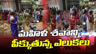 Chintalapudi Government Hospital | వైద్య సిబ్బంది నిర్వాకం మహిళ శవాన్ని పీక్కుతున్న ఎలుకలు | BIGTV