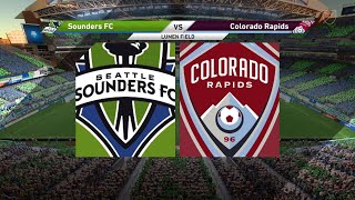 Seattle Sounders FC vs Colorado Rapids | MLS 23 July 2022 Full Match | PS5